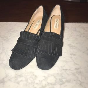 Steve Madden Kate kiltie block heel pump